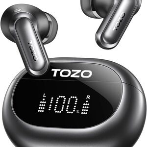 TOZO Wireless Earbuds in Black